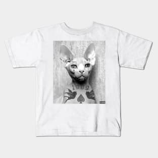 Tattoo cat Kids T-Shirt